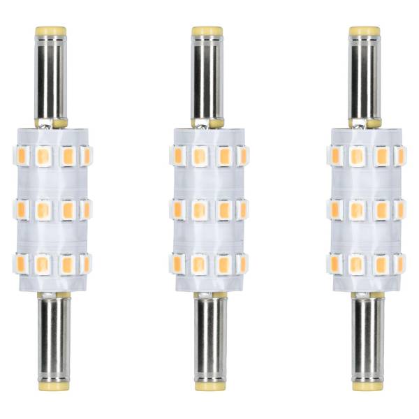 LED-Leuchtmittel Naima - Kunststoff - Silber - Warmweiß