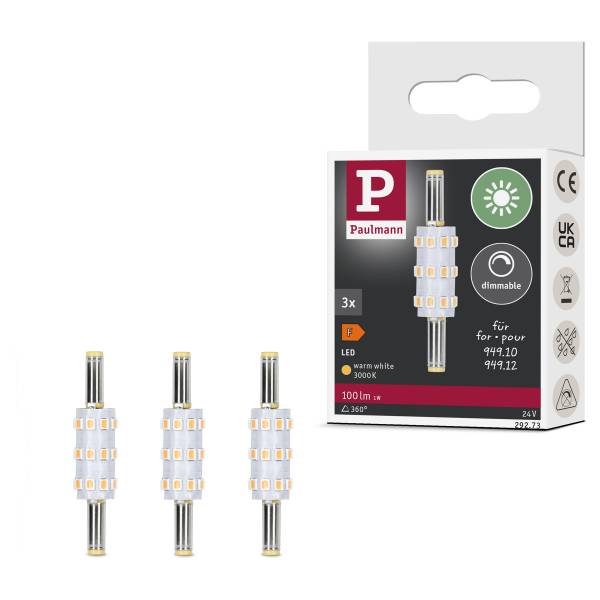 LED-Leuchtmittel Naima - Kunststoff - Silber - Warmweiß