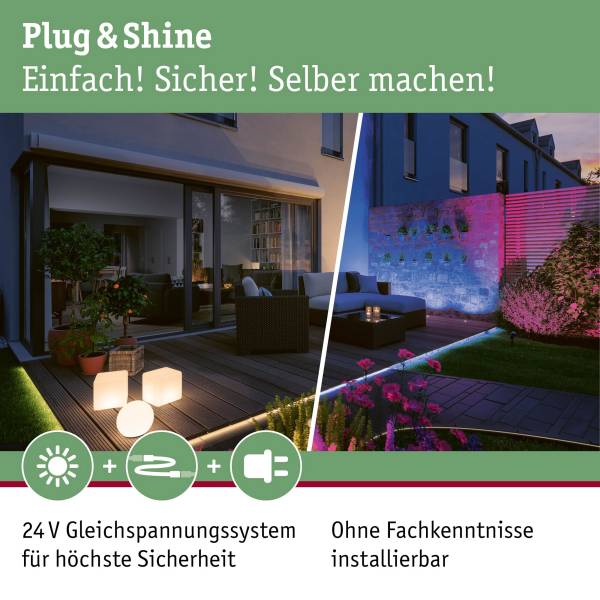 LED-Leuchtmittel Naima - Kunststoff - Silber - Warmweiß
