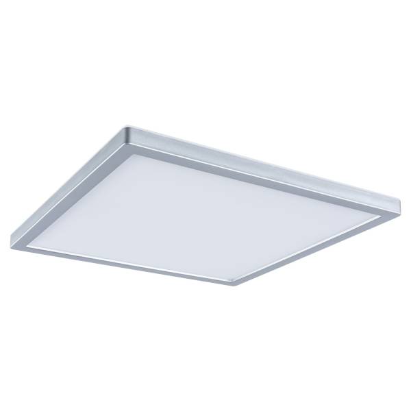 LED-Deckenleuchte Atria Shine Select - Kunststoff - 1-flammig - Silber - 30 x 30 cm