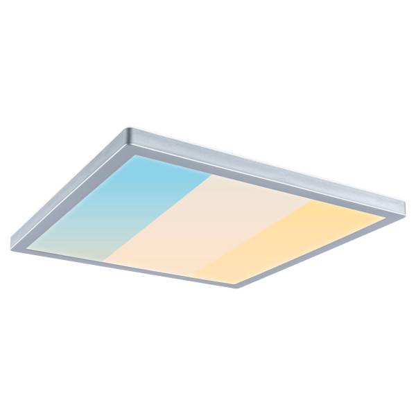 LED-Deckenleuchte Atria Shine Select - Kunststoff - 1-flammig - Silber - 30 x 30 cm
