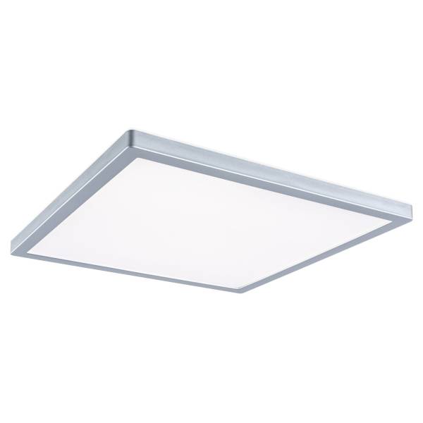 LED-Deckenleuchte Atria Shine Select - Kunststoff - 1-flammig - Silber - 30 x 30 cm