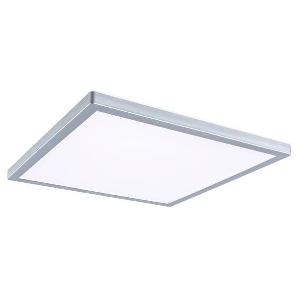 LED-Deckenleuchte Atria Shine Select - Kunststoff - 1-flammig - Silber - 30 x 30 cm