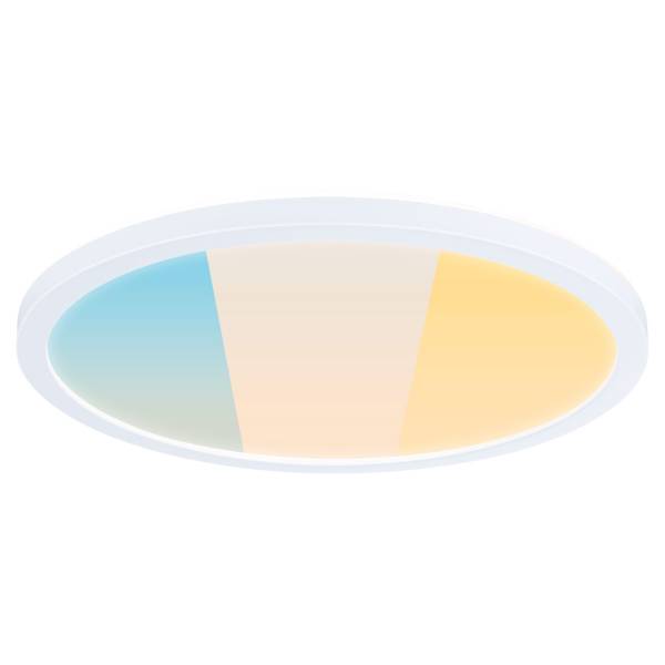 LED-Deckenleuchte Atria Shine Select R - Kunststoff - 1-flammig - Weiß - Durchmesser: 29 cm