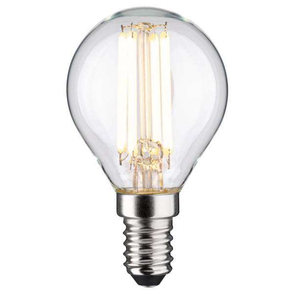 LED-Glühbirne Eco-Line Tropfen 78mm - Klarglas - Warmweiß