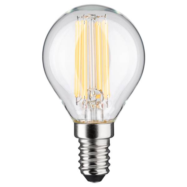 LED-Glühbirne Eco-Line Tropfen 78mm - Klarglas - Warmweiß