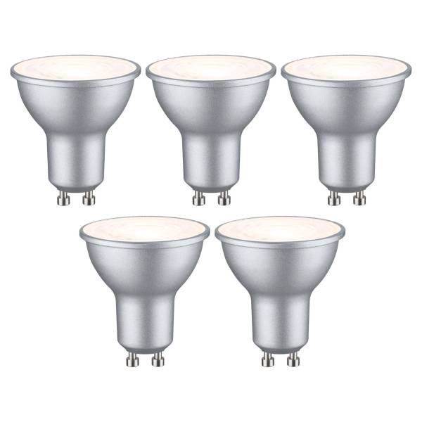 LED-Leuchtmittel Reflektor - Kunststoff - Silber