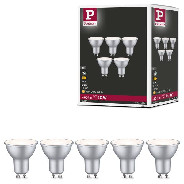 LED-Leuchtmittel Reflektor - Kunststoff - Silber