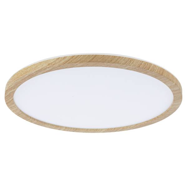 LED-Deckenleuchte Atria Shine Select R - Kunststoff - 1-flammig - Braun - Durchmesser: 29 cm