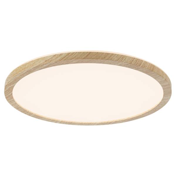 LED-Deckenleuchte Atria Shine Select R - Kunststoff - 1-flammig - Braun - Durchmesser: 29 cm