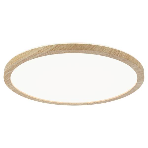 LED-Deckenleuchte Atria Shine Select R - Kunststoff - 1-flammig - Braun - Durchmesser: 29 cm