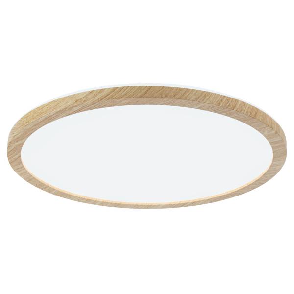 LED-Deckenleuchte Atria Shine Select R - Kunststoff - 1-flammig - Braun - Durchmesser: 29 cm