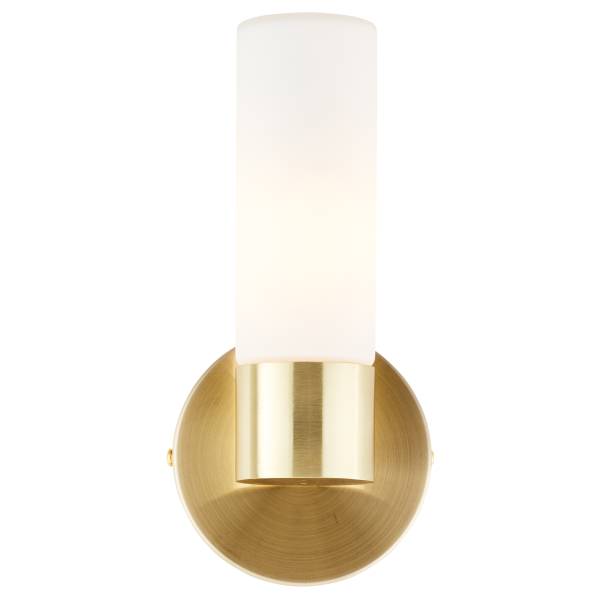Wandleuchte Almeria - Metall / Glas - 1-flammig