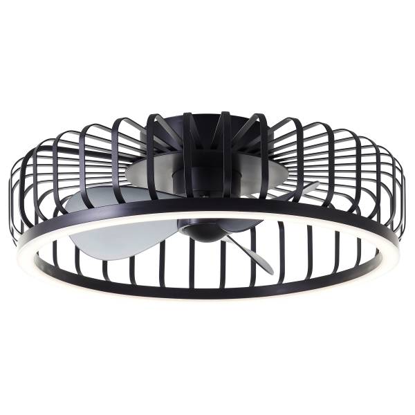 Deckenleuchte Capo - Metall / Kunststoff - 1-flammig - Schwarz