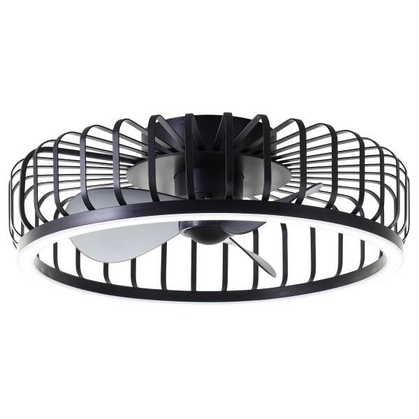 Deckenleuchte Capo - Metall / Kunststoff - 1-flammig - Schwarz