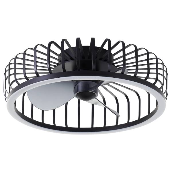 Deckenleuchte Capo - Metall / Kunststoff - 1-flammig - Schwarz