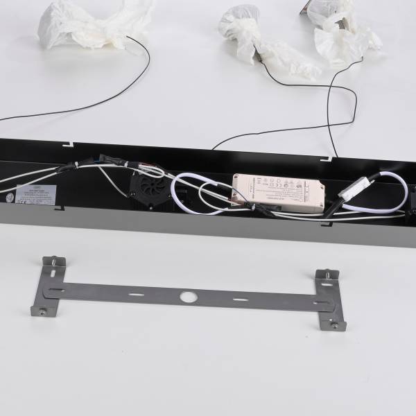 LED-Pendelleuchte Posh - Rauchglas / Eisen - Flammenanzahl: 3