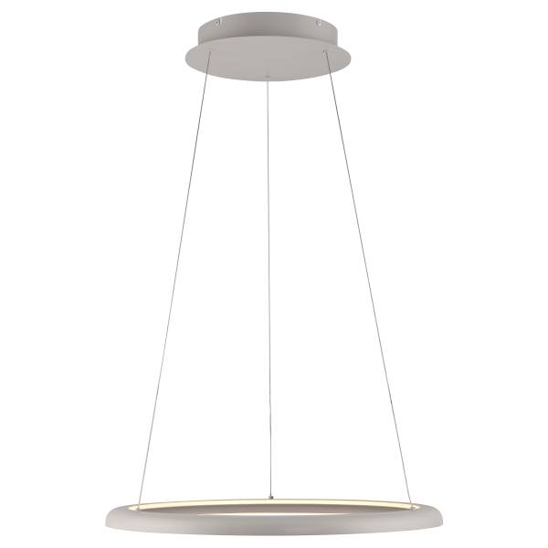 LED-Pendelleuchte Quillo - Acrylglas / Eisen - 1-flammig - Beige