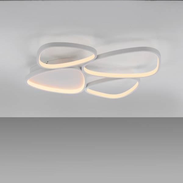 LED-Deckenleuchte Pebbles Typ A - PVC / Eisen - 1-flammig