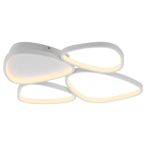 LED-Deckenleuchte Pebbles Typ A - PVC / Eisen - 1-flammig