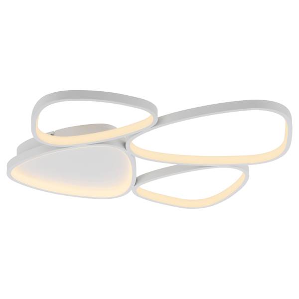 LED-Deckenleuchte Pebbles Typ A - PVC / Eisen - 1-flammig