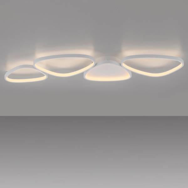 LED-Deckenleuchte Pebbles Typ B - PVC / Eisen - 1-flammig