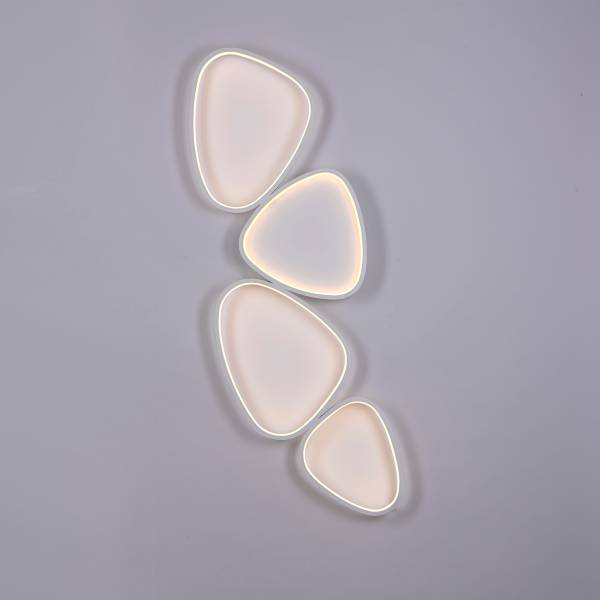 LED-Deckenleuchte Pebbles Typ B - PVC / Eisen - 1-flammig