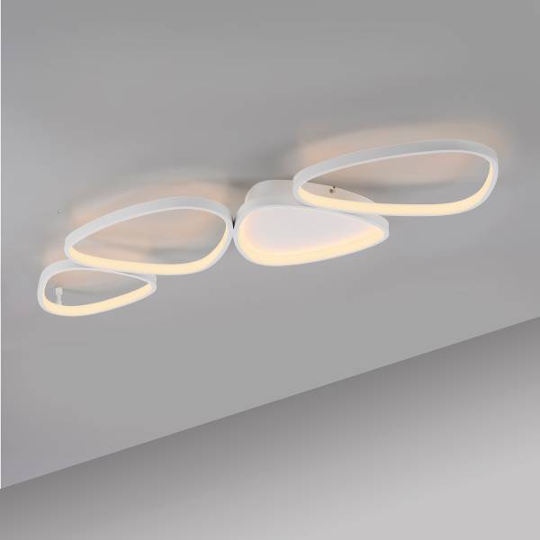LED-Deckenleuchte Pebbles Typ B - PVC / Eisen - 1-flammig