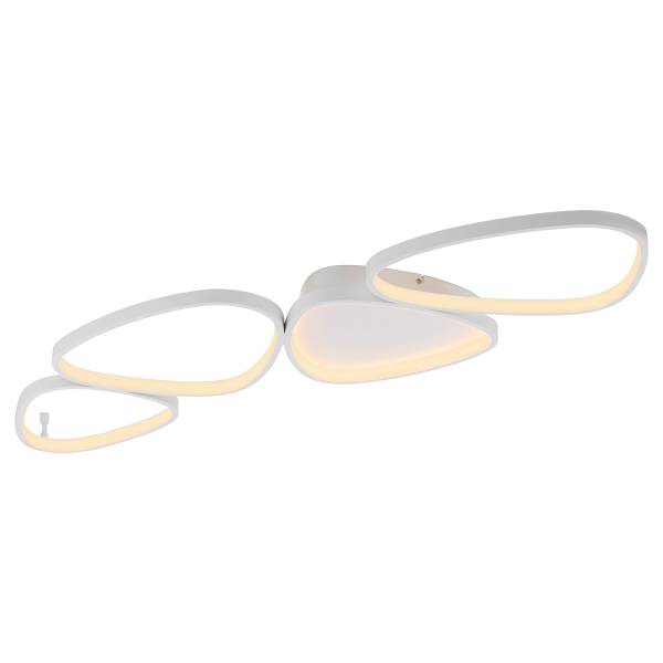 LED-Deckenleuchte Pebbles Typ B - PVC / Eisen - 1-flammig