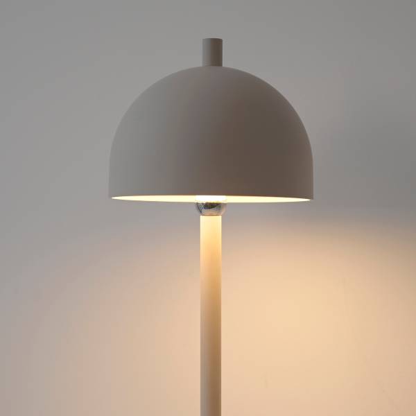 LED-Tischleuchte Bellis - ABS / Aluminium - 1-flammig - Beige
