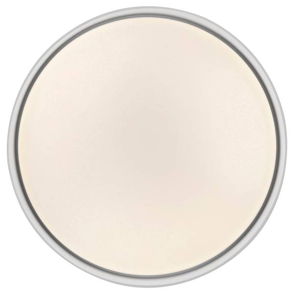 LED-Deckenleuchte Tavoli - Acrylglas / Eisen - 1-flammig - Weiß - Durchmesser: 29 cm