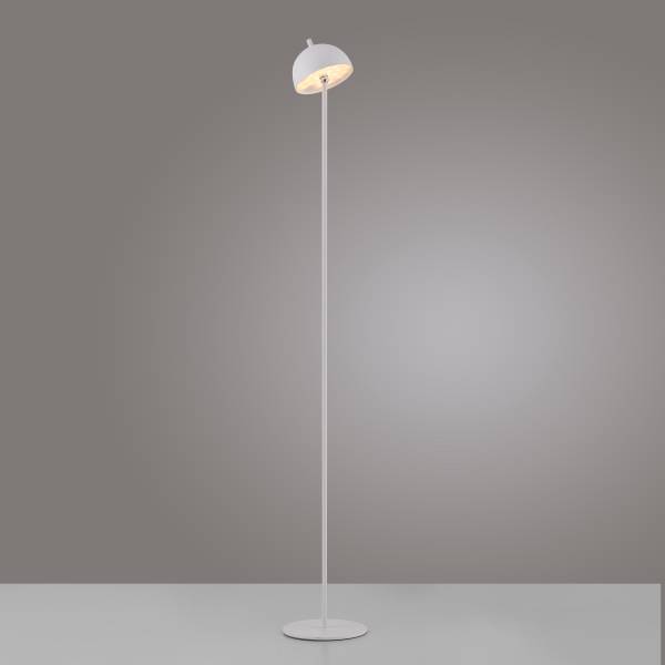 LED-Stehleuchte Bellis - ABS / Aluminium - 1-flammig - Weiß