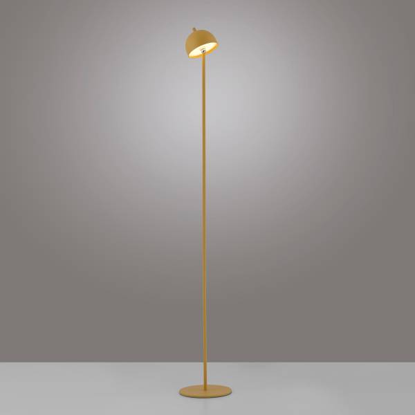 LED-Stehleuchte Bellis - ABS / Aluminium - 1-flammig - Gelb