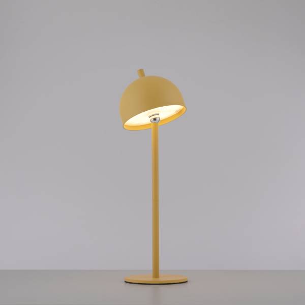 LED-Stehleuchte Bellis - ABS / Aluminium - 1-flammig - Gelb