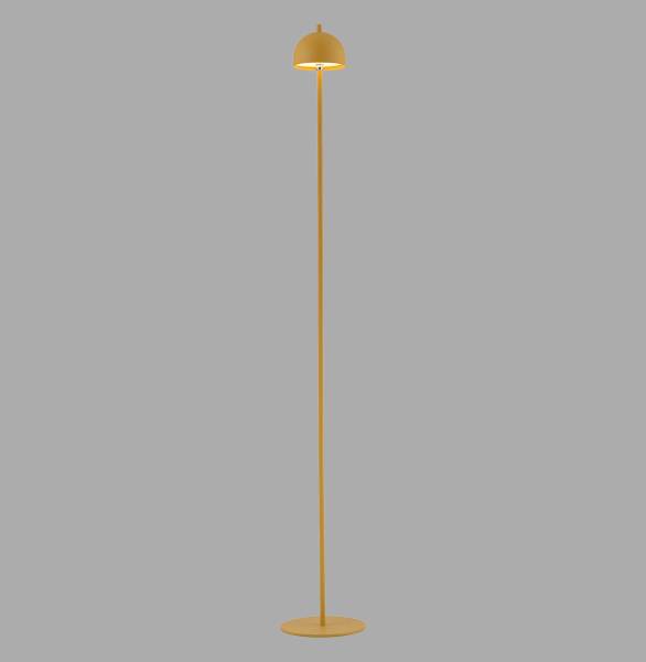 LED-Stehleuchte Bellis - ABS / Aluminium - 1-flammig - Gelb