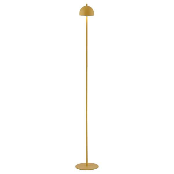 LED-Stehleuchte Bellis - ABS / Aluminium - 1-flammig - Gelb