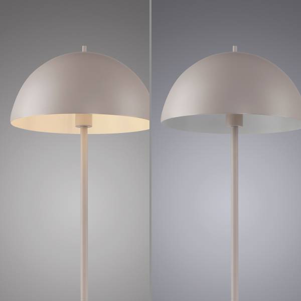 Stehleuchte Ali - Eisen - 1-flammig - Beige