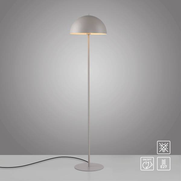 Stehleuchte Ali - Eisen - 1-flammig - Beige