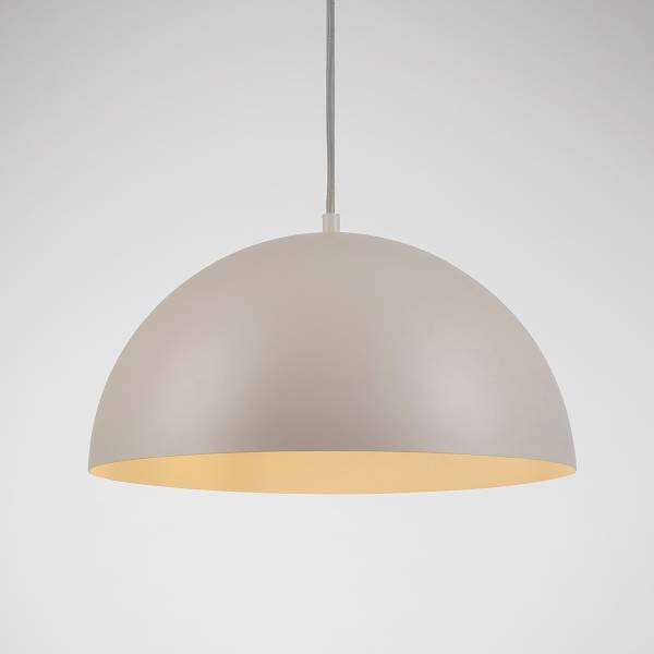 Pendelleuchte Ali - Eisen - 1-flammig - Beige