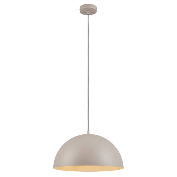 Pendelleuchte Ali - Eisen - 1-flammig - Beige