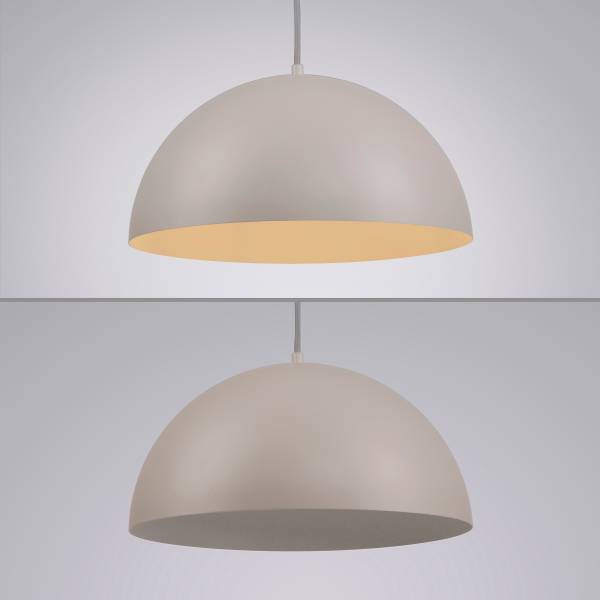 Pendelleuchte Ali - Eisen - 1-flammig - Beige