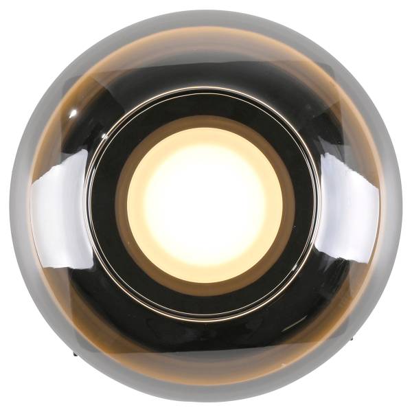 LED-Deckenleuchte Sia - Rauchglas / Eisen - 1-flammig