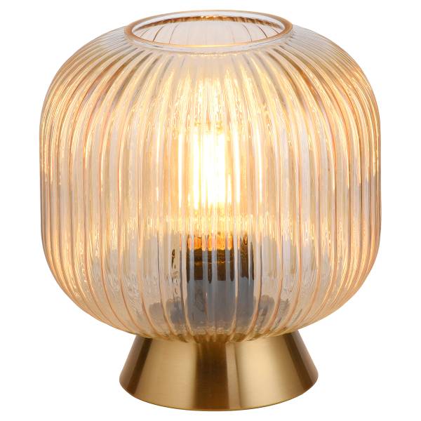 LED-Tischleuchte Nami - Farbglas / Eisen - 1-flammig