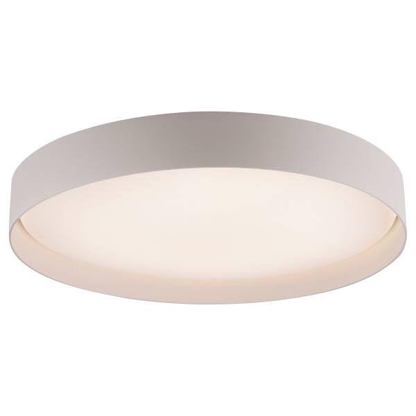 LED-Deckenleuchte Tavoli - Acrylglas / Eisen - 1-flammig - Beige - Durchmesser: 49 cm