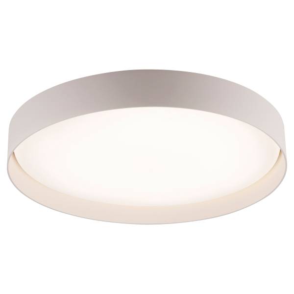 LED-Deckenleuchte Tavoli - Acrylglas / Eisen - 1-flammig - Beige - Durchmesser: 49 cm