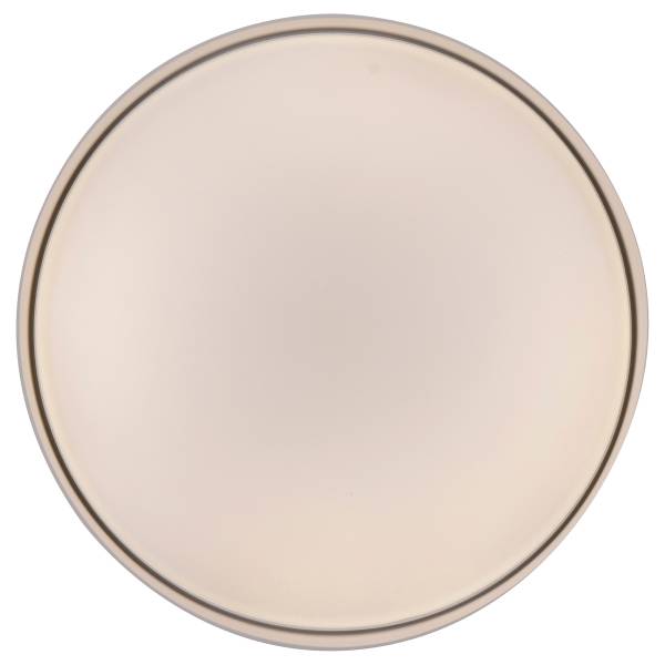 LED-Deckenleuchte Tavoli - Acrylglas / Eisen - 1-flammig - Beige - Durchmesser: 39 cm