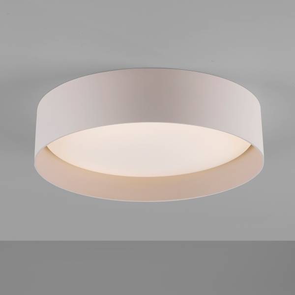 LED-Deckenleuchte Tavoli - Acrylglas / Eisen - 1-flammig - Beige - Durchmesser: 29 cm