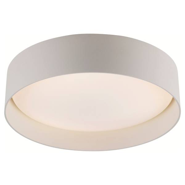 LED-Deckenleuchte Tavoli - Acrylglas / Eisen - 1-flammig - Beige - Durchmesser: 29 cm