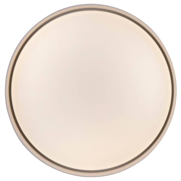 LED-Deckenleuchte Tavoli - Acrylglas / Eisen - 1-flammig - Beige - Durchmesser: 29 cm