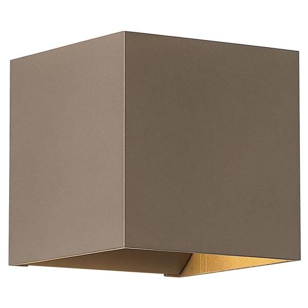 Wandleuchte Newton - Aluminium - 1-flammig - Mokka